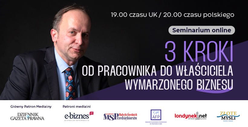 TheMankaAcademy_3 kroki od pracownika do wlasciciela wymarzonego biznesu_Seminarium_Z PATRONAMI_820x461 (poziom)